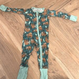 Little sleepies sloth pajamas